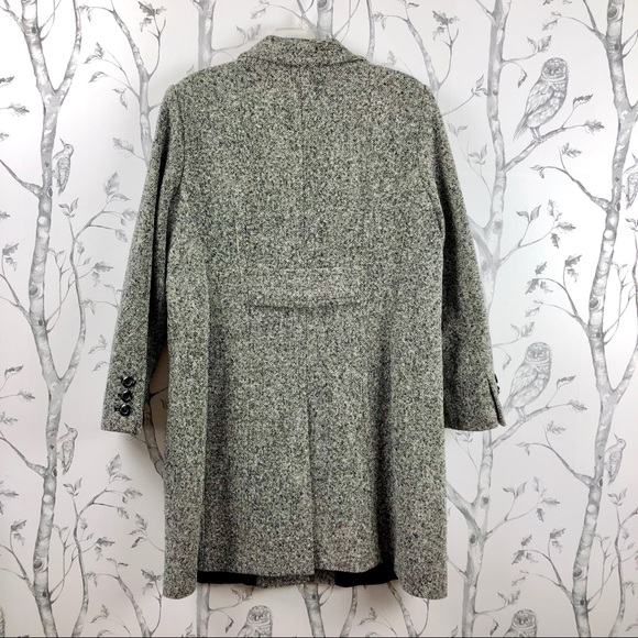 Retro East 5th wool blend tweed button up coat LP - Picture 6 of 12